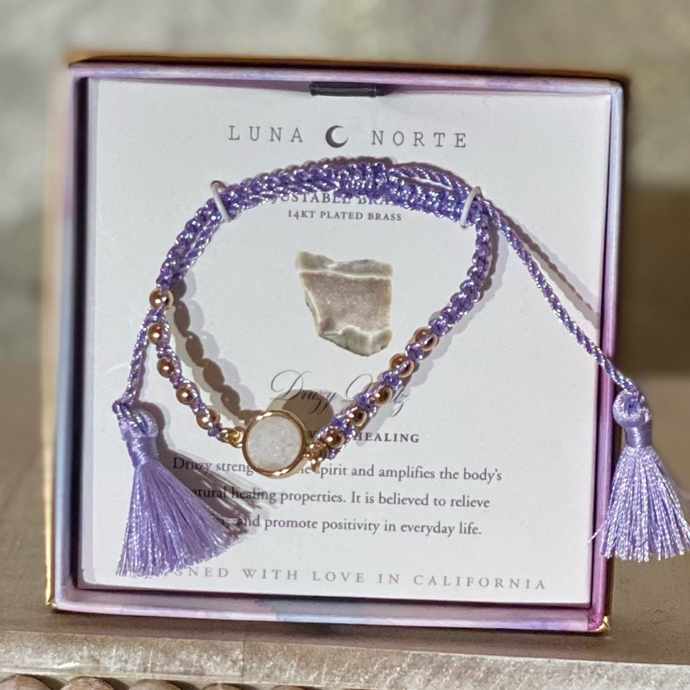 Luna Norte Druzy Quartz Bracelet